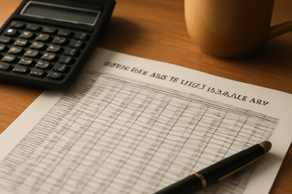 Kentucky land comparable sales spreadsheet used to price a FSBO parcel