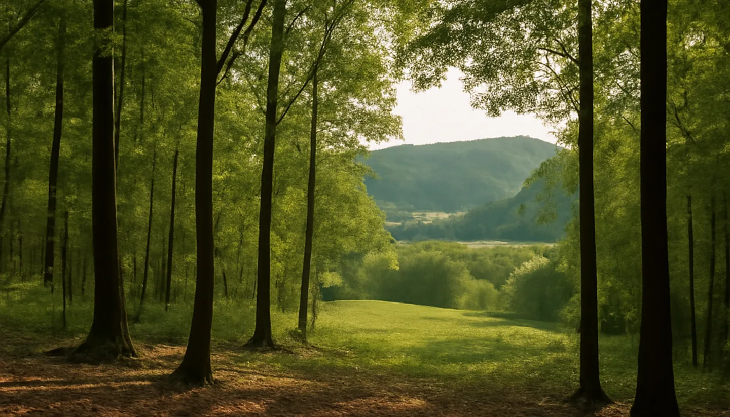 Wooded parcel in Louisville